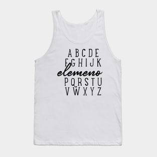 Alphabet Elemeno Tank Top